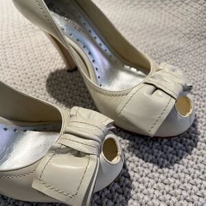 BCBG Girls Peeptoe Platform Heels